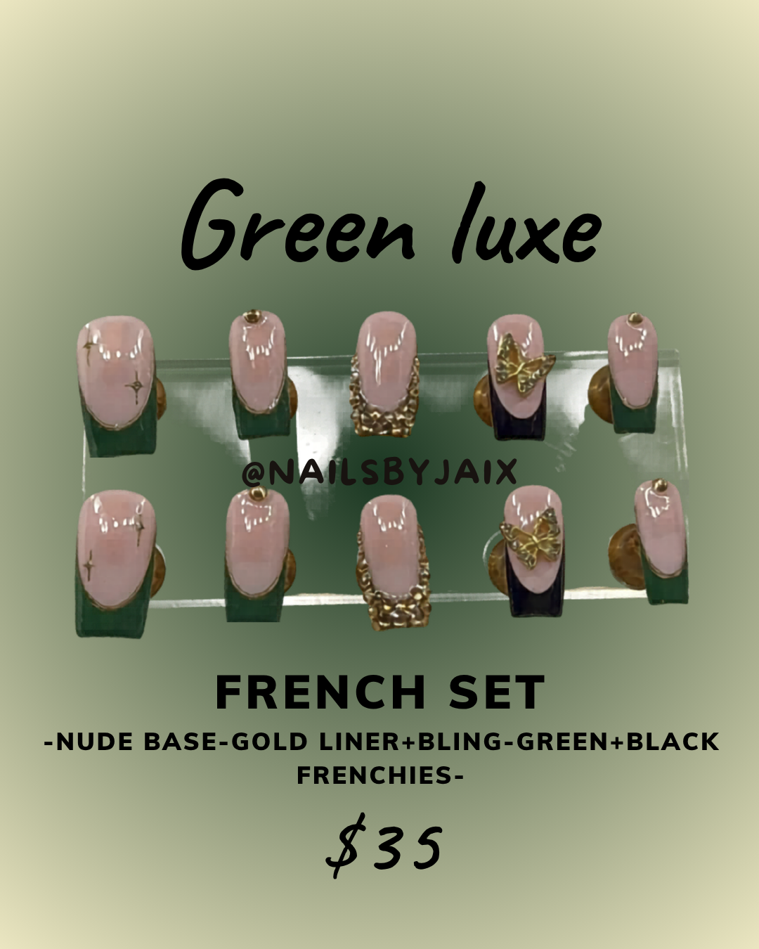 Green Luxe - French set
