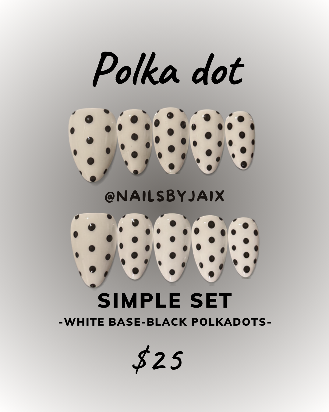 Polka dot - Simple set