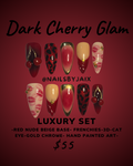 Dark Cherry Glam - Luxury set