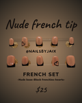 Nude french tip - French set