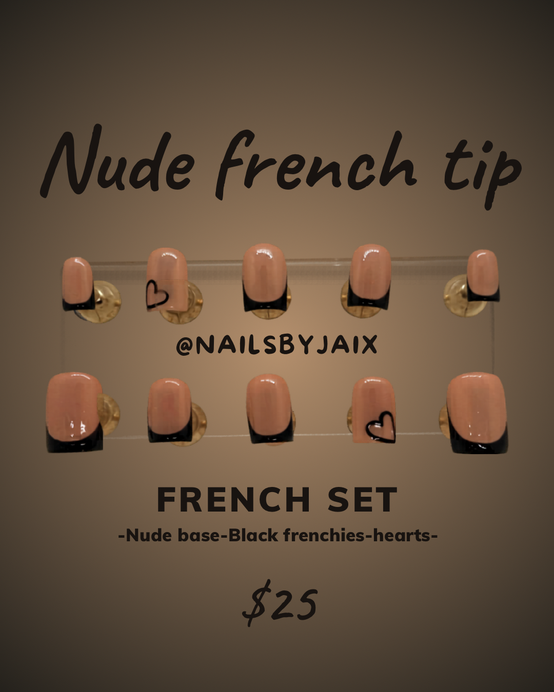 Nude french tip - French set