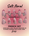 Soft floral - French set