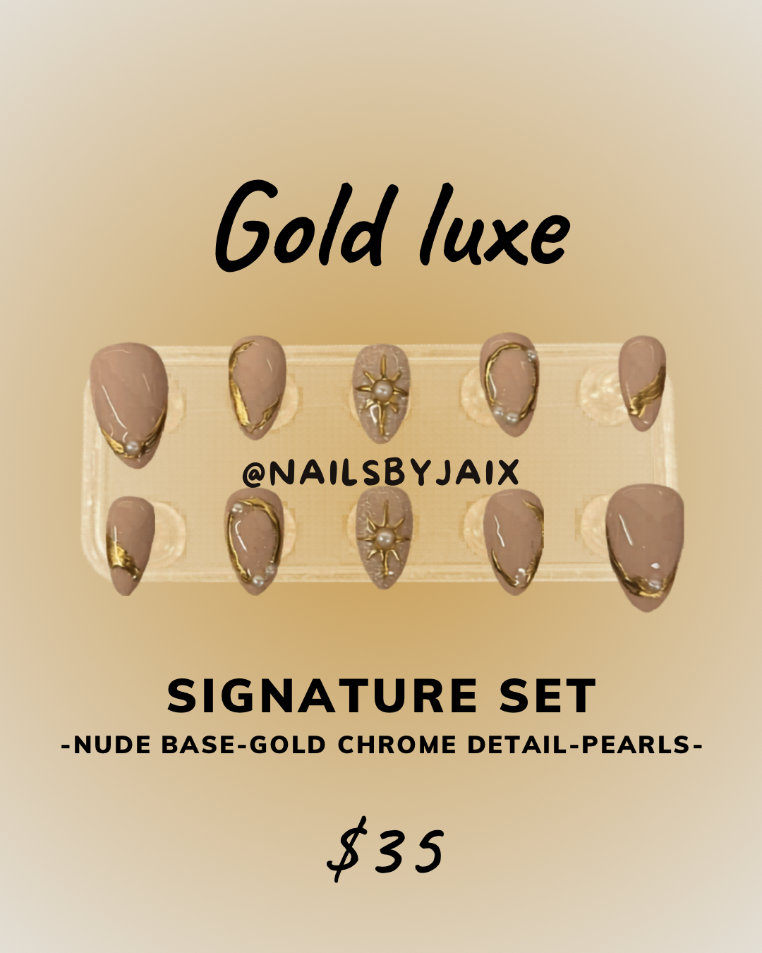 Gold luxe - Signature set