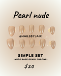 Pearl nude - Simple set