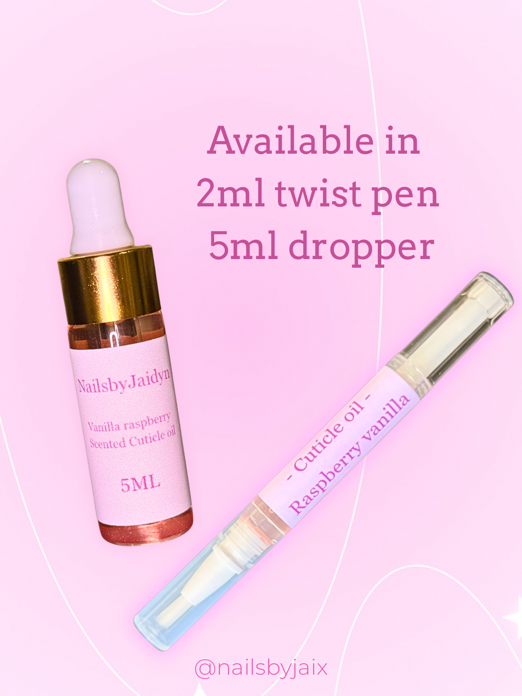 Cuticle oil - Raspberry Vanilla