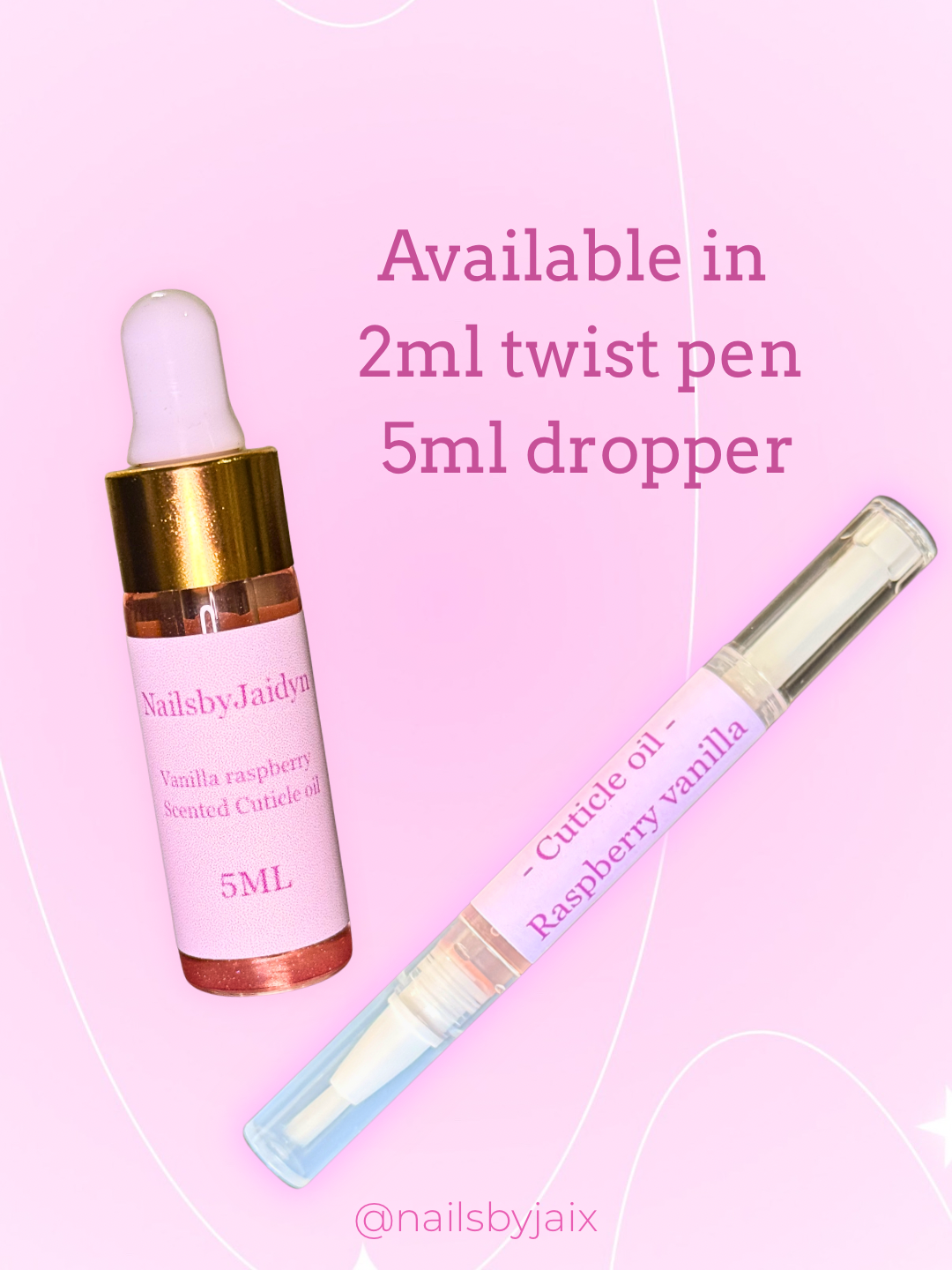 Cuticle oil - Raspberry Vanilla